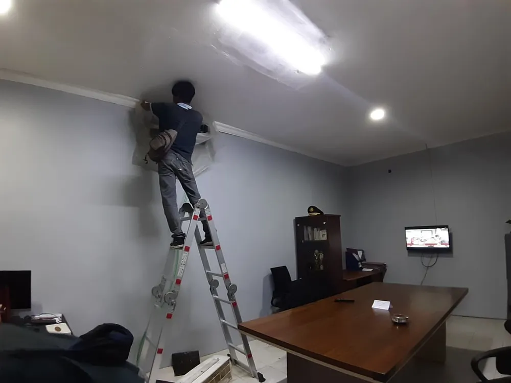 Pengecekan Kebocoran Pipa Refrigerant — Villa Jimbaran