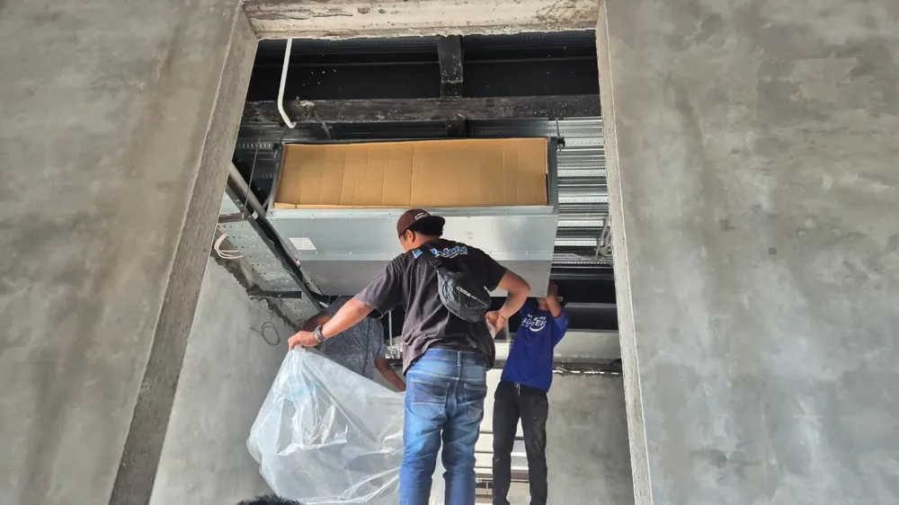 Instalasi Unit VRV Atap – Villa Nusa Dua